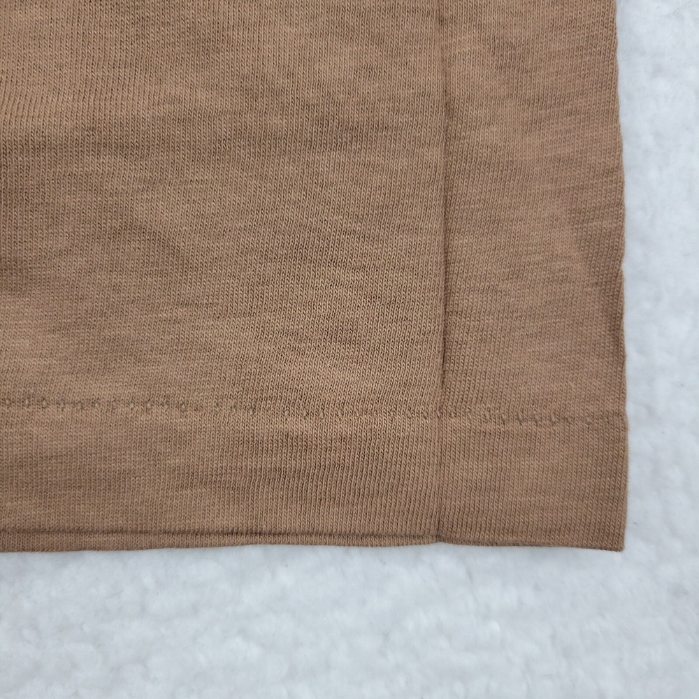 VTG Olympic Mills Corp Military Brown PT Shirt Mens Medium M 38-40 Single Stitch - Picture 8 of 9